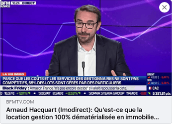 Imodirect Partage Son Expertise Sur BFM TV